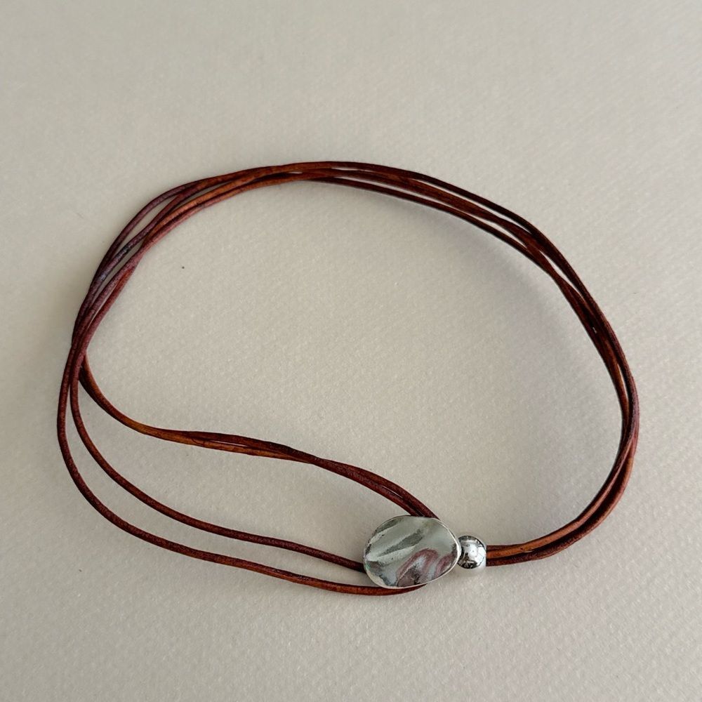 Boho choker necklace #2318 - Picture 3 of 4